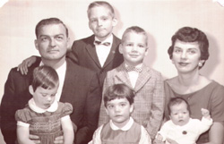 The Cordes family around 1963